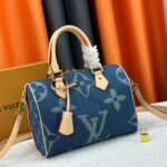 Louis Vuitton Speedy Bandoulière 25 Denim Handbag Crossbody Bag - Image 3