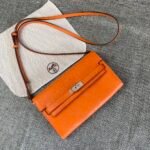 Hermes Kelly Chain Purse Bag - Image 8