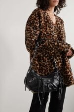 BALENCIAGA Le Cagole small studded crinkled-leather shoulder bag - Image 5