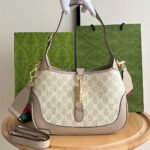 Gucci Jackie 1961 Canvas&Leather Shoulder Bags - Image 10