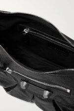 BALENCIAGA Le Cagole small studded crinkled-leather shoulder bag - Image 4