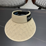 Prada Small Fragrant Wind Shade UV Protection Empty Top Hat  Sunhat
