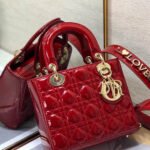 Dior Small Lady Bag – Lacquered Calfskin - Image 9