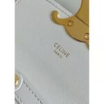 Celine MINI TRIOMPHE IN SHINY CALFSKIN white Very Rare Colour - Image 3