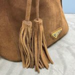 Prada Suede Bucket Bag 10A quality 1BE079 - Image 5