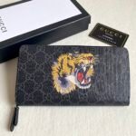 Gucci Unisex GG Supreme Printed Long Zipper Wallet - Image 9