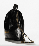 CHANEL 22 BACKPACK Calfskin & Silver Metal Black - Image 3