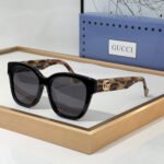 Gucci  Mirror leg Double G Mark   sunglasses Top quality