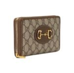 Gucci Unisex Gucci 1955 Horsebit Zip Around Wallet - Image 2