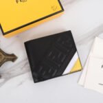 FENDI Contrast Color Design Wallte - Image 9