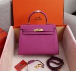 Hermes Kelly Gold Buckle Bag-Epsom - Image 4