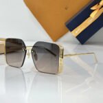 Louis Vuitton LV Lrregular Metal Frame Sunglasses Top Quality - Image 6