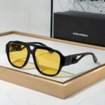 DOLCE & GABBAN DG Mirror Leg Hollowed Out Logo Sunglasses Top quality - Image 2