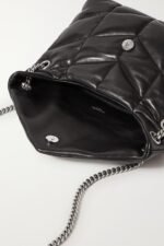 SAINT LAURENT Loulou Puffer small quilted leather shoulder bag black - Image 6