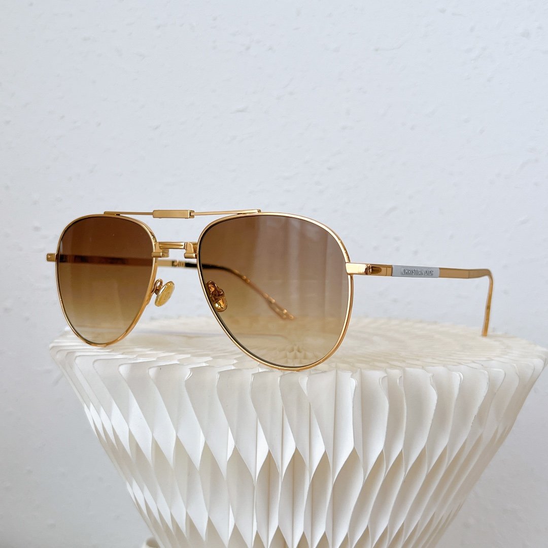 Dior Metal Frame Sunglasses Top Quality