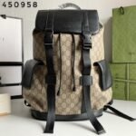 Gucci Striped Webbing Backpack - Image 5