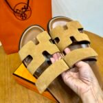 Hermès Chypre leather sandals - Image 5