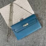 Hermes Kelly Chain Purse Bag - Image 12
