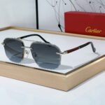 Cartier Metal Color Matching Mirror Legs Sunglasses Top quality - Image 5
