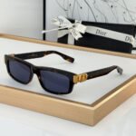 Dior Mirror Leg Stereoscopic Logo Acetate Fibre sunglasses Top quality - Image 9