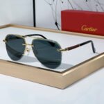 Cartier Color Matching Metal irregularity Sunglasses Top quality - Image 6