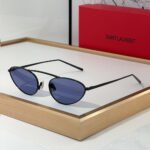 Saint Laurent YSL Metal Blackout anti-UV Sunglasses Top Quality