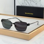 Balenciaga  Hollow metal Logo   sunglasses Top quality - Image 2