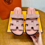 Hermès Chypre leather sandals