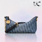 DIOR Oblique Star Hobo Denim Bag - Image 3