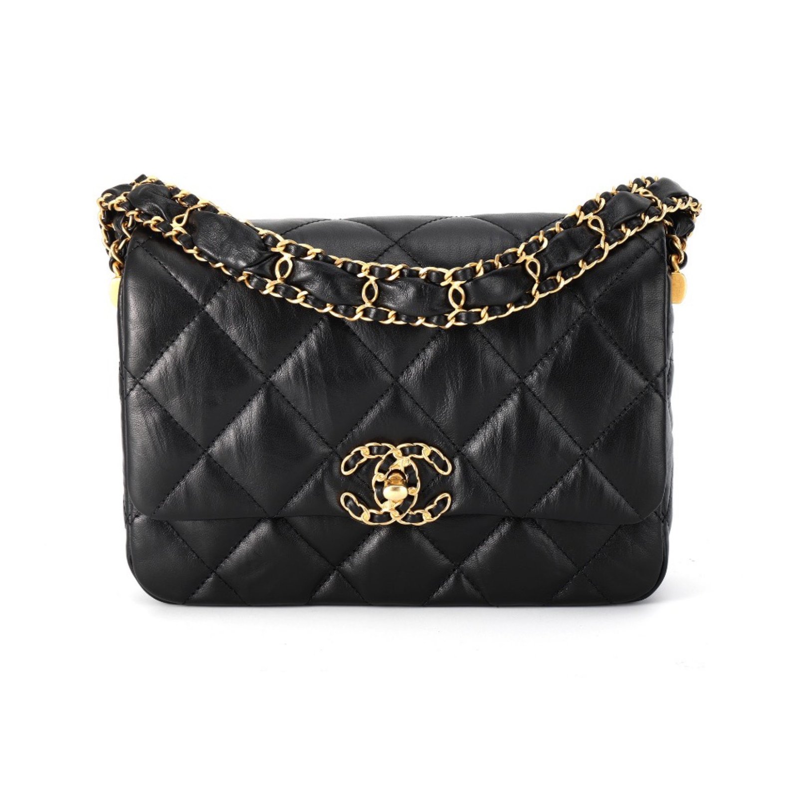 Chanel Hobo Wide Shoulder Strap Crossbody Bag Shoulder Bag