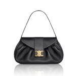 Celine Pebbled Leather Shoulder Bag