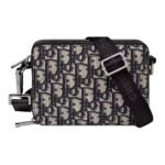 DIOR Oblique Classic Embroidery Crossbody Bag