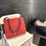 LOEWE Suede Tote Bag - Image 12