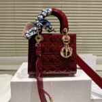 Dior Small Lady Bag – Lacquered Calfskin - Image 7