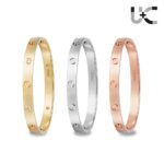 Cartier LOVE bracelet  brushed finish