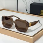Versace  Simple Square Sunglasses Go With Everything Sunglasses Top Quality - Image 4
