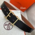 Hermes H Belt Buckle & Reversible Brown For Women, Women Belt 380MM - Image 5