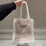 Prada Grass Woven Shoulder Bag Handbag - Image 5