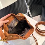 Prada Suede Bucket Bag - Image 10