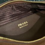 Prada Darling Suede Handbag 10A quality 1BE078 - Image 8
