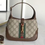 Gucci Jackie 1961 Canvas&Leather Shoulder Bags - Image 5