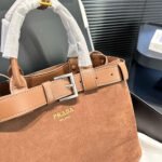 Prada Suede Buckle bag - Image 6