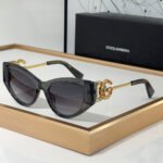 DOLCE & GABBAN DG Large Logo With Metal Mirror legs Sunglasses Top quality - Image 7