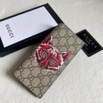 Gucci Unisex GG Supreme Printed Long Wallet - Image 3