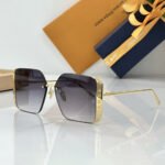 Louis Vuitton LV Lrregular Metal Frame Sunglasses Top Quality - Image 5