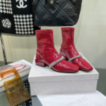 Jimmy Choo Simple High-powered Ankle Boots Slide Sandal - Image 3