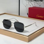 Cartier  Slim Metal Frame sunglasses Top quality - Image 5
