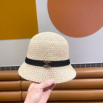 Chanel Knitted Hollow Breathable Fisherman's Hat  Sunhat - Image 3