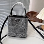 Prada Panier Crystal Tote Shoulder Messenger Bag - Image 3