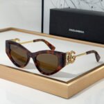 DOLCE & GABBAN DG Large Logo With Metal Mirror legs Sunglasses Top quality - Image 6